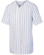 Augusta Sportswear Youth Pinstripe Full Button Baseball Jersey. 1686