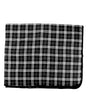 Boxercraft Flannel Blanket. FB250 - Black/ White