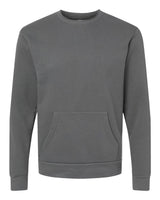 Next Level Unisex Santa Barbara Pocket Crewneck Sweatshirt. 9001 - Heavy Metal