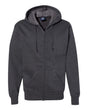 J. America Men's Premium Full-Zip Hooded Sweatshirt. 8821 - Charcoal Heather