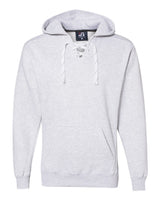 J. America Men's Sport Lace Hooded Sweatshirt. 8830 - Ash Heather
