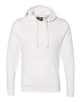 J. America Men's Triblend Fleece Hooded Sweatshirt. 8871 - Antique White Triblend