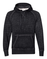 J. America Men's Vintage Zen Fleece Hooded Sweatshirt. 8915 - Twisted Black