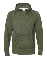 J. America Men's Vintage Zen Fleece Hooded Sweatshirt. 8915 - Twisted Olive