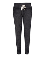 J. America Women’s Vintage Zen Fleece Joggers. 8944 - Twisted Black