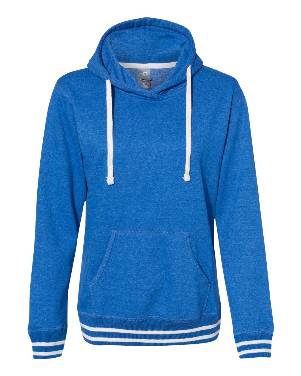 J. America Women’s Relay Hooded Sweatshirt. 8651 - Royal