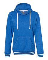 J. America Women’s Relay Hooded Sweatshirt. 8651 - Royal