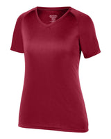 Augusta Sportswear Women's Attain Wicking V-Neck T-Shirt. 2792 - Cardinal