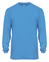 Badger Youth B-Core Long Sleeve T-Shirt. 2104 - Columbia Blue