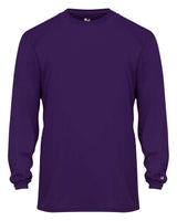Badger Youth B-Core Long Sleeve T-Shirt. 2104 - Purple