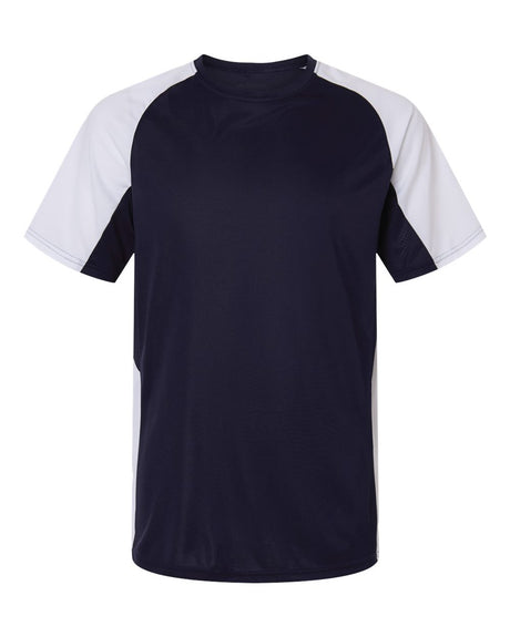 Augusta Sportswear Men's Cutter Jersey. 1517 - Navy/ White
