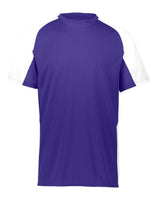 Augusta Sportswear Youth Cutter Jersey. 1518 - Purple/ White
