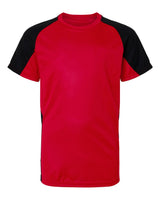 Augusta Sportswear Youth Cutter Jersey. 1518 - Red/ Black