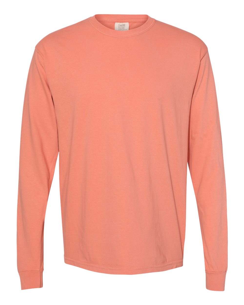 Comfort Colors Unisex Garment-Dyed Heavyweight Long Sleeve T-Shirt. 6014 - Terracotta