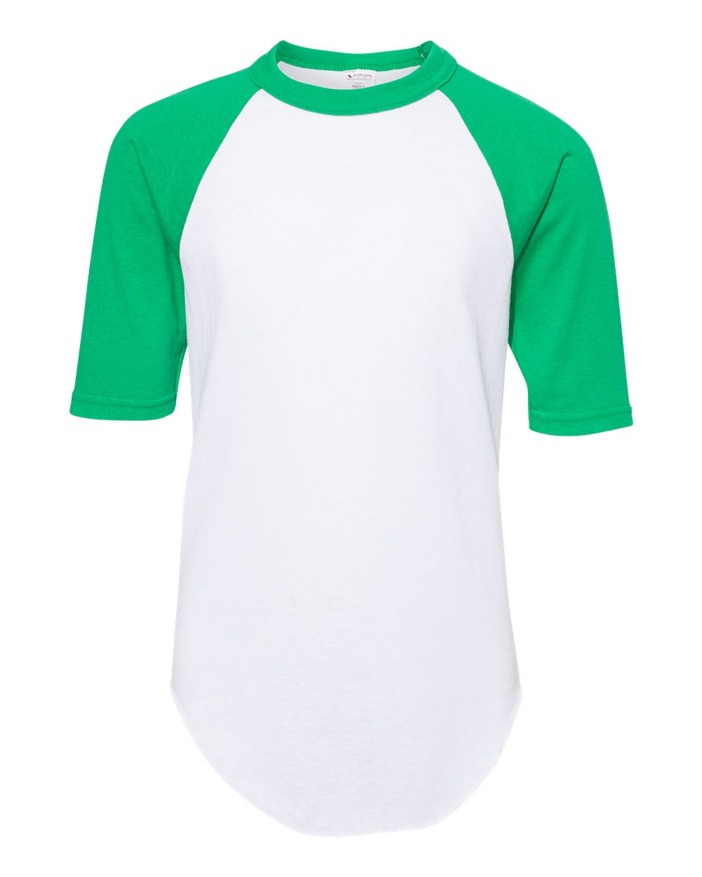 Augusta Sportswear Youth Three-Quarter Sleeve Baseball Jersey. 4421 - White/ Kelly