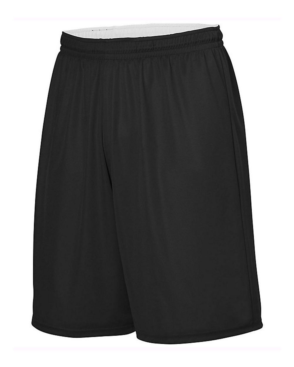 Augusta Sportswear Youth Reversible Wicking Shorts. 1407 - Black/ White