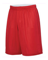 Augusta Sportswear Youth Reversible Wicking Shorts. 1407 - Red/ White