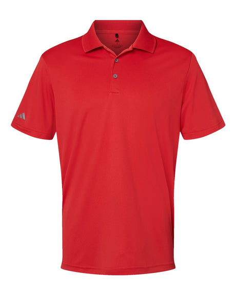 Adidas Men's Performance Polo. A230 - Collegiate Red