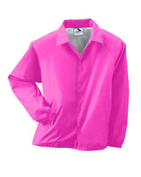Augusta Sportswear Men's Coach's Jacket. 3100 - Power Pink
