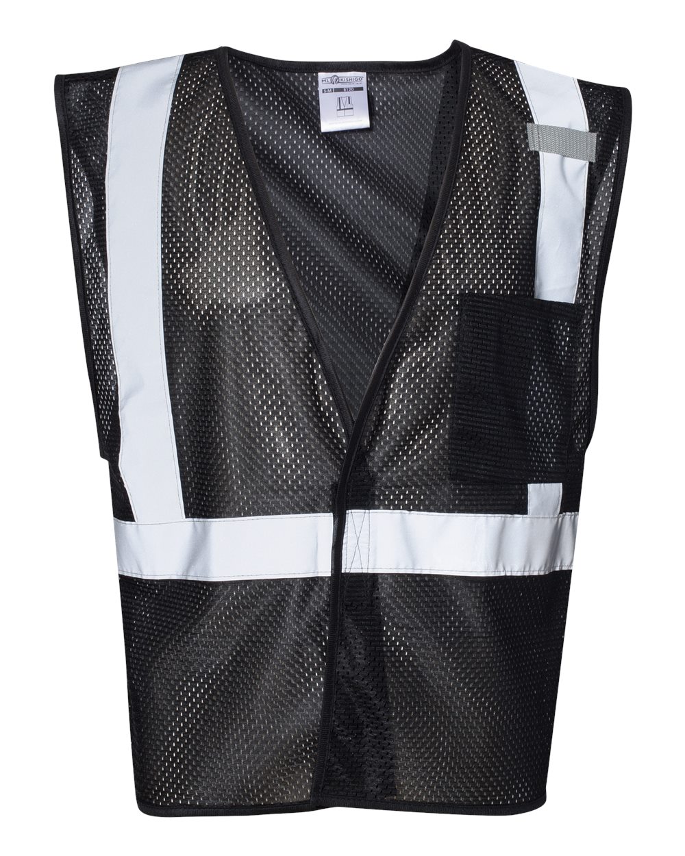 Kishigo Unisex EV Series® Enhanced Visibility Non-ANSI Vest. B120-131 - Black - B120