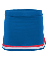 Augusta Sportswear Girls' Pike Cheer Skirt. 9146 - Royal/ Red/ White