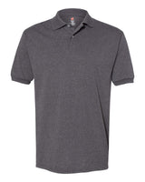 Hanes Unisex EcoSmart® Jersey Polo. 054X - Charcoal Heather