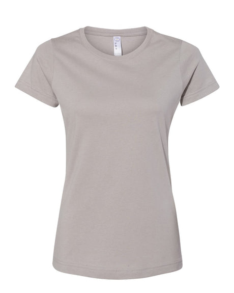 LAT Women's Fine Jersey Tee. 3516 - Titanium