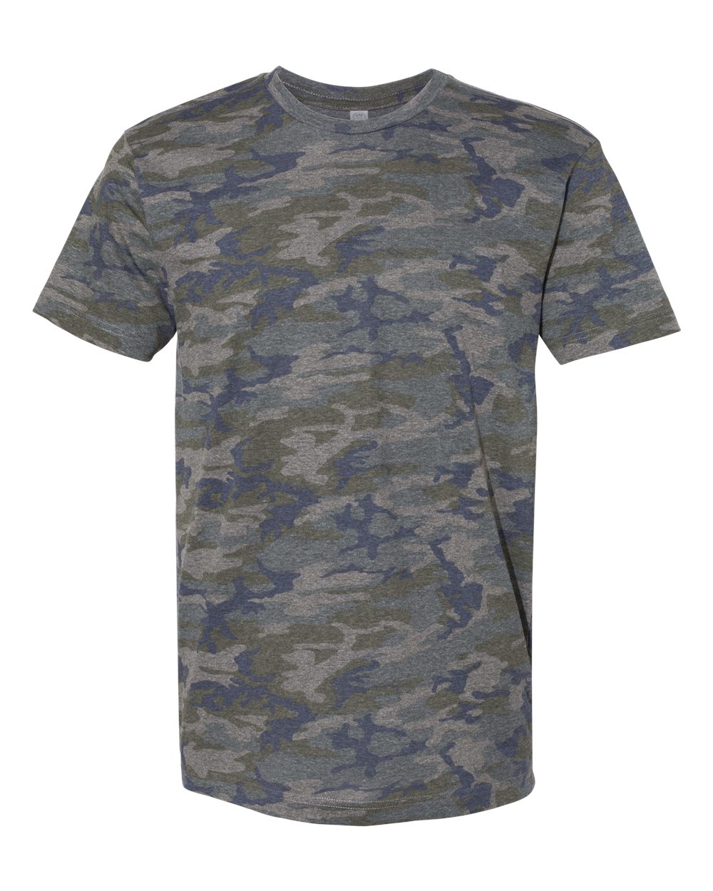 LAT Unisex Fine Jersey Tee. 6901 - Vintage Camo