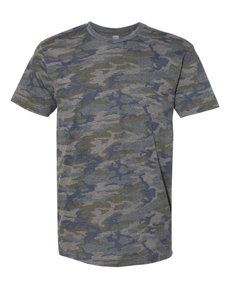 LAT Unisex Fine Jersey Tee. 6901 - Vintage Camo