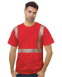 Bayside Unisex USA-Made Hi-Visibility Comfort Trim T-Shirt. 3700