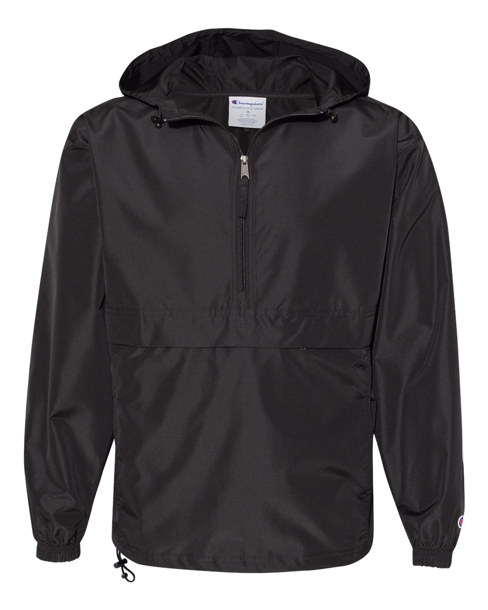 Champion Unisex Packable Anorak Jacket. CO200 - Black