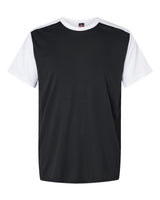 Alleson Athletic Men's Crewneck Pullover Baseball Jersey. 532CJ - Black/ White