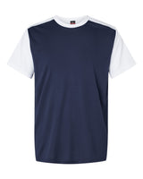 Alleson Athletic Men's Crewneck Pullover Baseball Jersey. 532CJ - Navy/ White