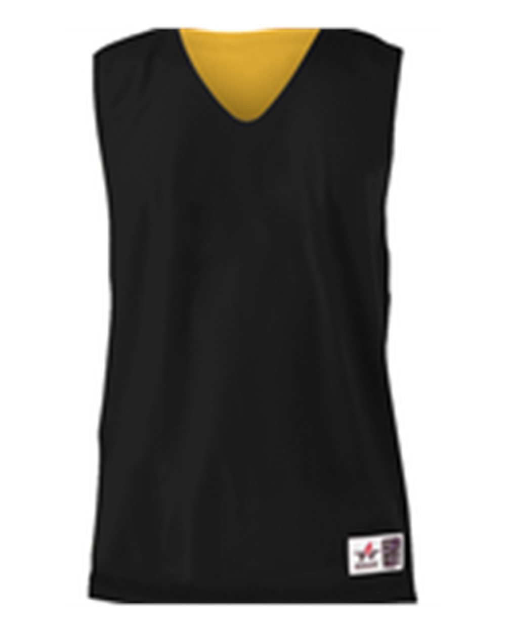 Alleson Athletic Men's Reversible Mesh Tank. 560R - Black/ Gold