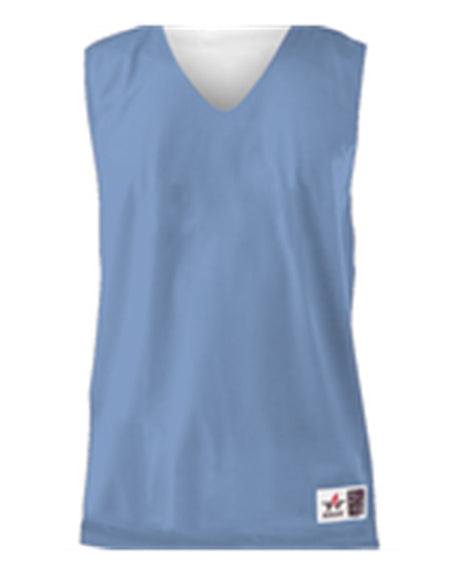 Alleson Athletic Men's Reversible Mesh Tank. 560R - Columbia Blue/ White