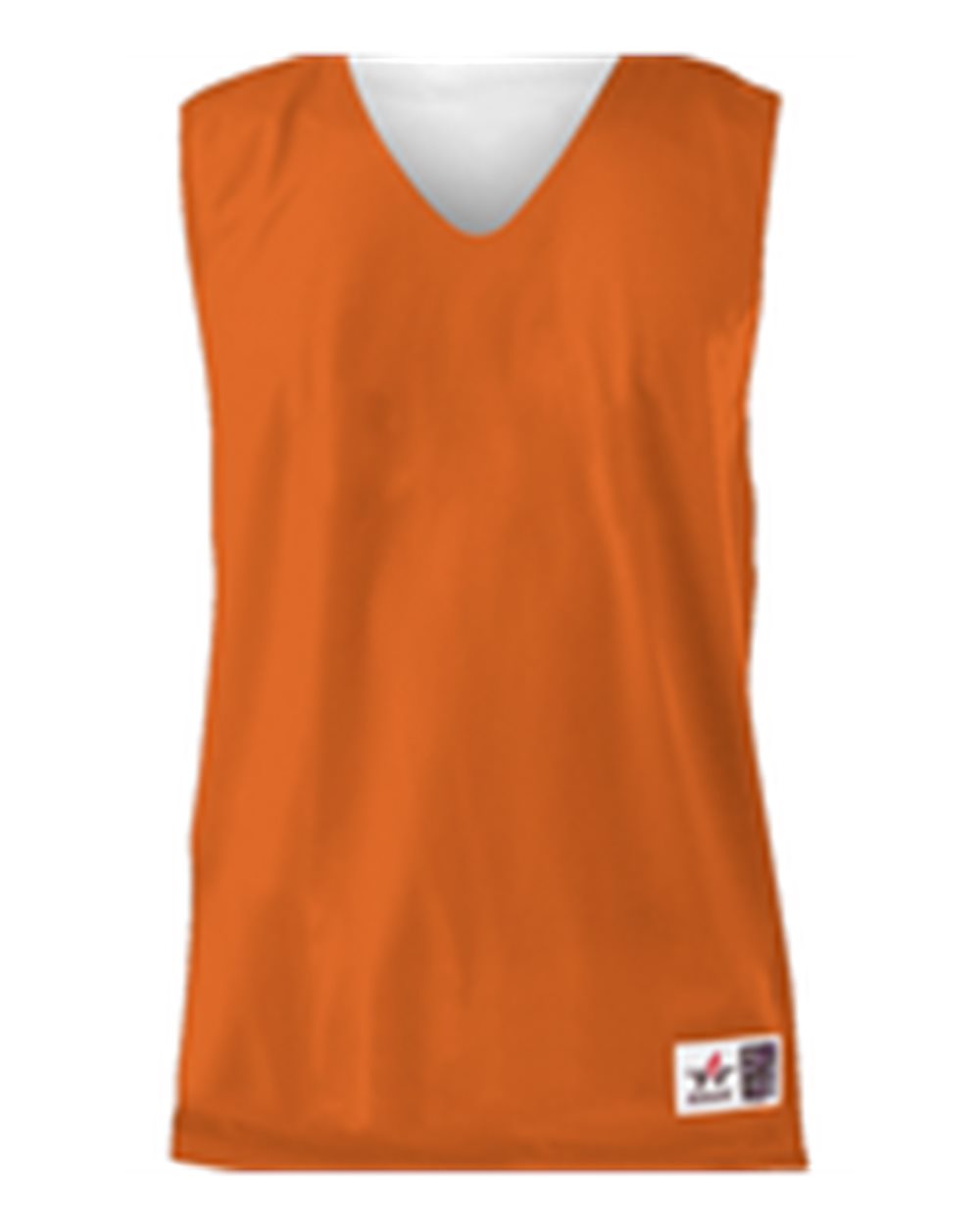 Alleson Athletic Men's Reversible Mesh Tank. 560R - Orange/ White