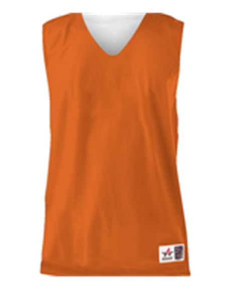 Alleson Athletic Men's Reversible Mesh Tank. 560R - Orange/ White