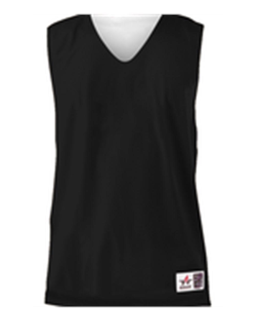 Alleson Athletic Youth Reversible Mesh Tank. 560RY - Black/ White
