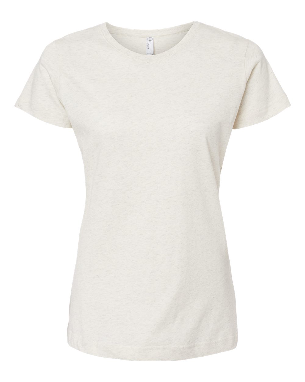 LAT Women's Fine Jersey Tee. 3516 - Natural Heather