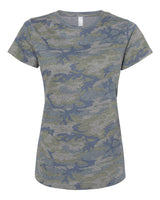 LAT Women's Fine Jersey Tee. 3516 - Vintage Camo