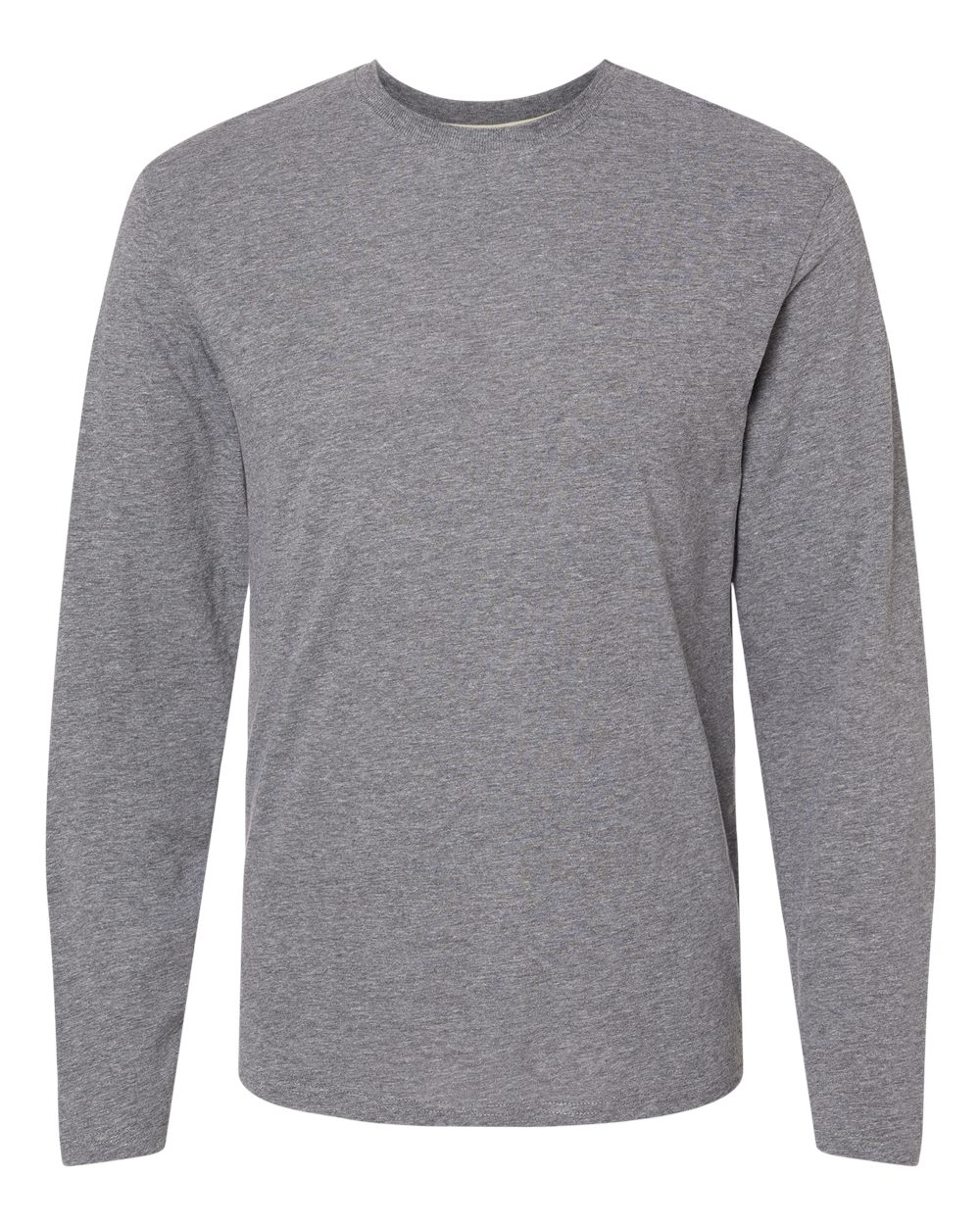 LAT Unisex Fine Jersey Long Sleeve Tee. 6918 - Granite Heather