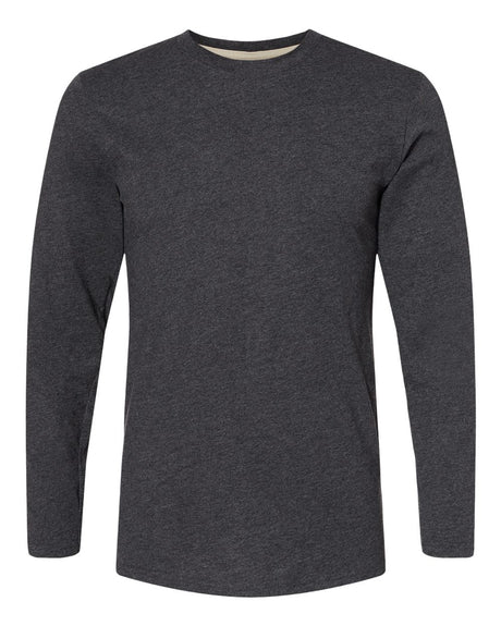 LAT Unisex Fine Jersey Long Sleeve Tee. 6918 - Vintage Smoke