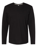 LAT Unisex Fine Jersey Long Sleeve Tee. 6918 - Black
