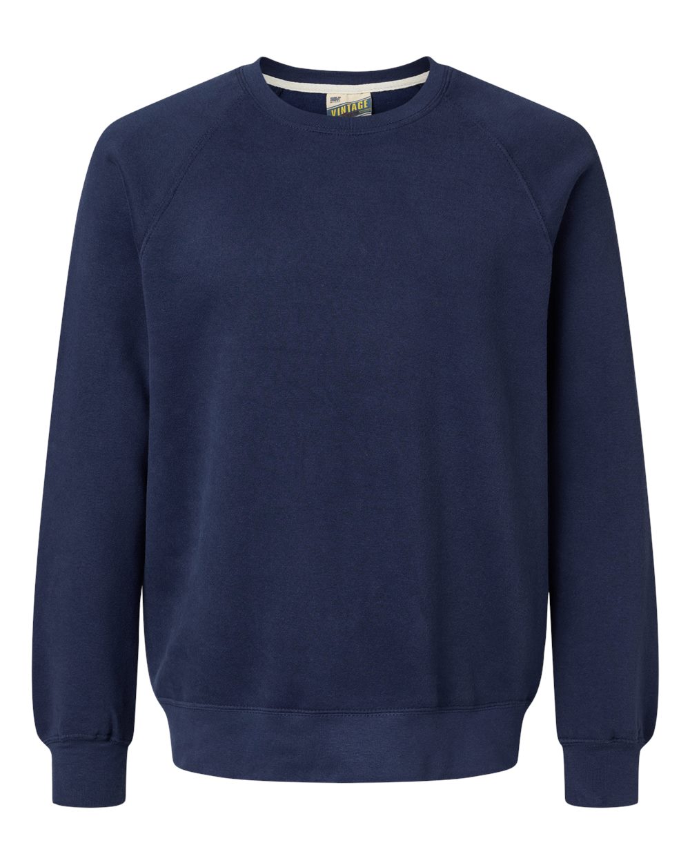 MV Sport Unisex Vintage Fleece Raglan Crewneck Sweatshirt. 17116 - Vintage Blue
