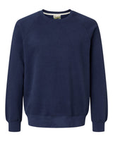 MV Sport Unisex Vintage Fleece Raglan Crewneck Sweatshirt. 17116 - Vintage Blue