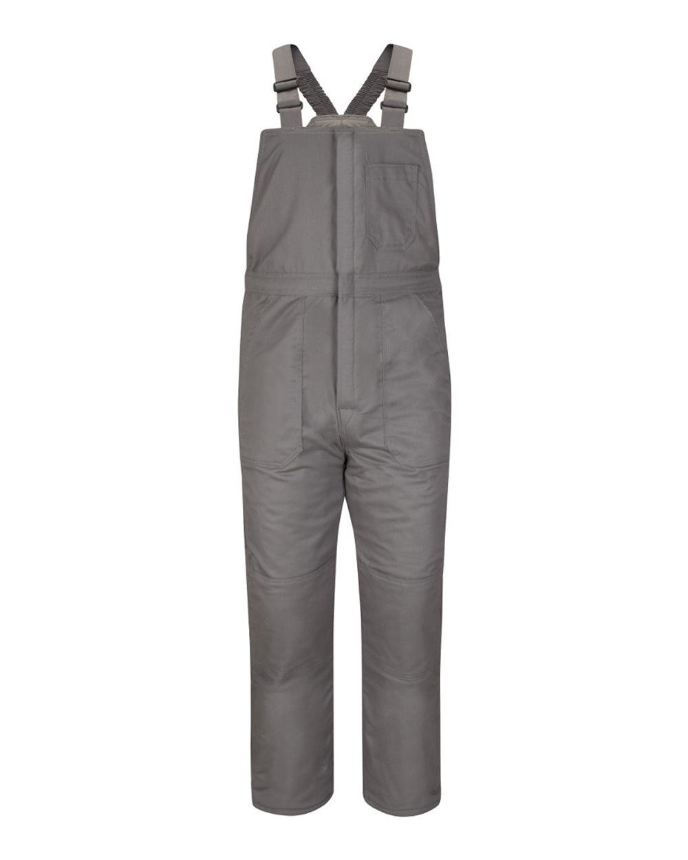 Bulwark Men's Deluxe Insulated Bib Overall - EXCEL FR® ComforTouch. BLC8 - Grey