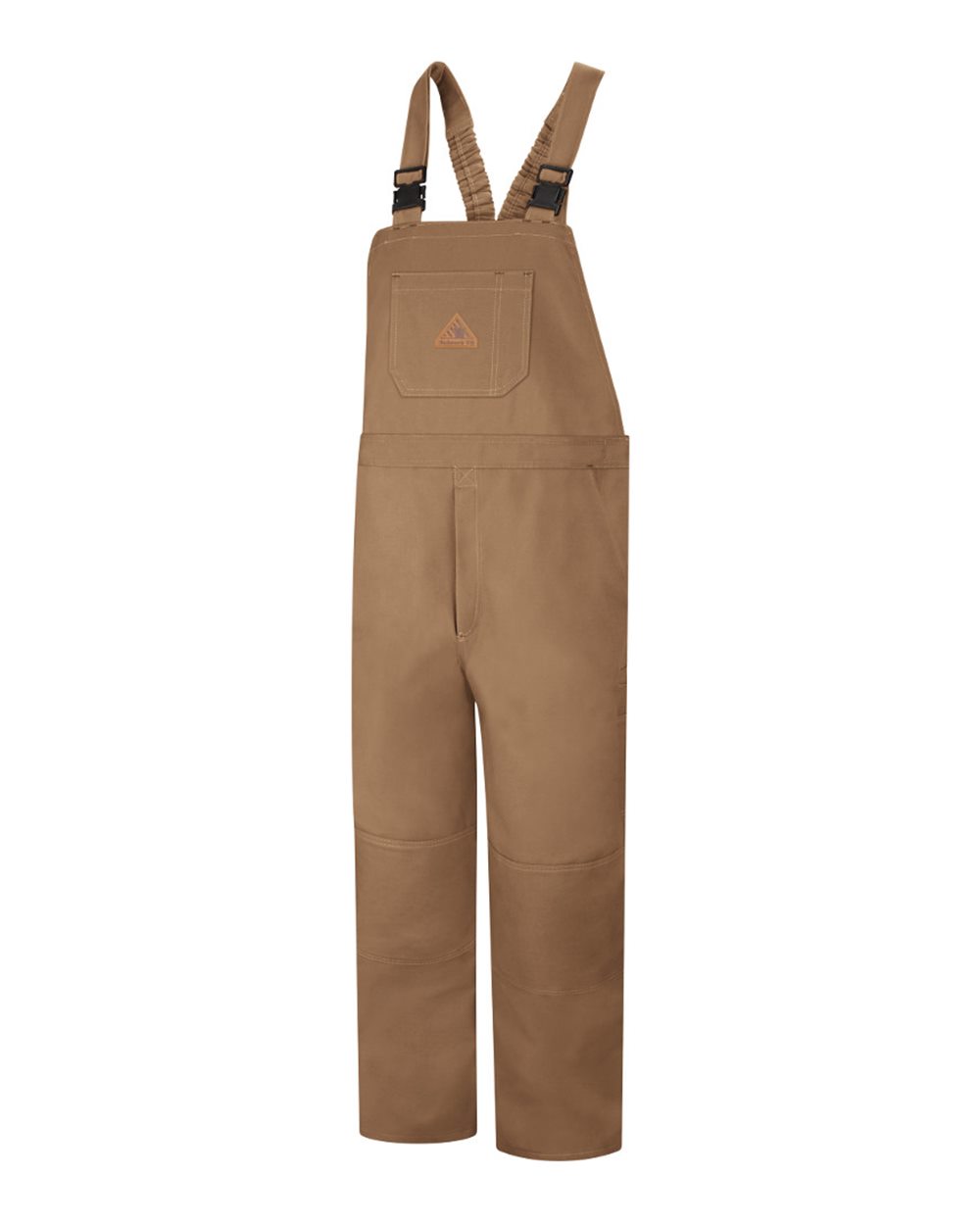 Bulwark Men's Duck Unlined Bib Overall - EXCEL FR® ComforTouch. BLF8 - Brown Duck