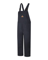 Bulwark Men's Duck Unlined Bib Overall - EXCEL FR® ComforTouch. BLF8 - Navy Duck