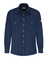 Bulwark Women's Midweight Dress Uniform Shirt. SLU3 - Navy