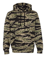 Independent Trading Co. Unisex Heavyweight Hooded Sweatshirt. IND4000 - Tiger Camo